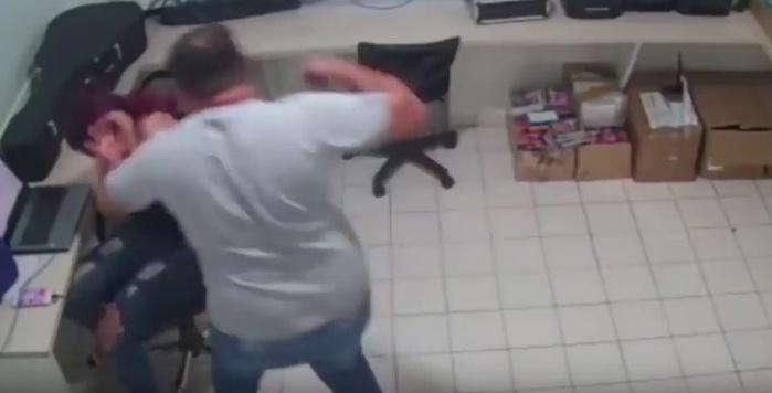 Vídeo mostrou agressão (Crédito: Reprodução)