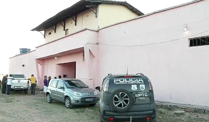 Local onde vítima foi morta (Crédito: Reprodução/TVMN)