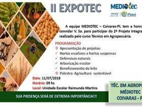 CEEP Coivaras: turma de Agropecuária/MedioTec realizará II EXPOTEC