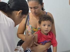 THE: Apenas 7% das crianças foram vacinadas contra polio e sarampo