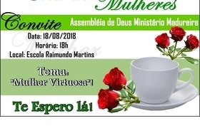 Igreja Evangélica de Coivaras realizará Chá de Mulheres
