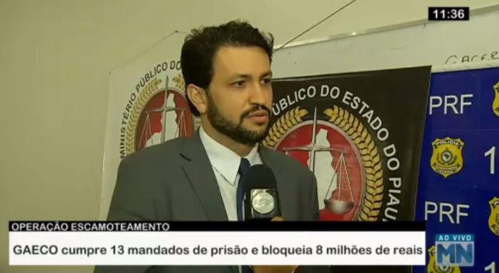 Promotor de Justiça Sinobilino Pinheiro (Crédito: Reprodução/Rede Meio Norte)
