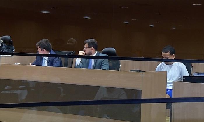 Acusado permaneceu calado (Crédito: Reprodução/TVMN)