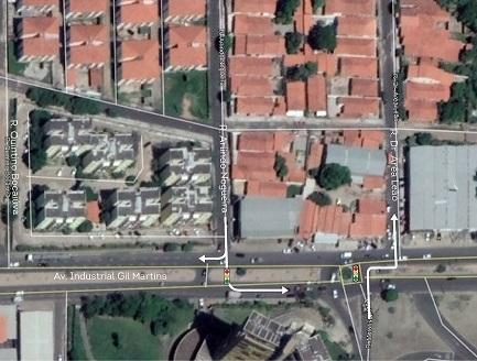 Com a criação do binário, serão implantados dois semáforos; confira as mudanças (Crédito: Ascom)