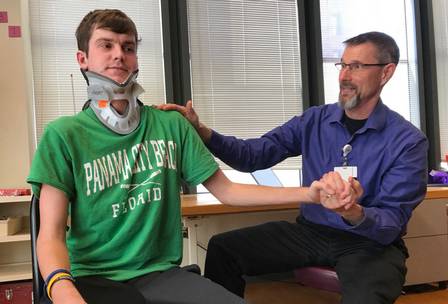 rock para a alta após um mês (Crédito: Divulgação/Beacon Health System)