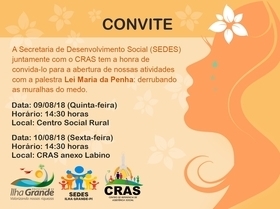 CRAS de Ilha Grande-PI realiza palestra educativa.