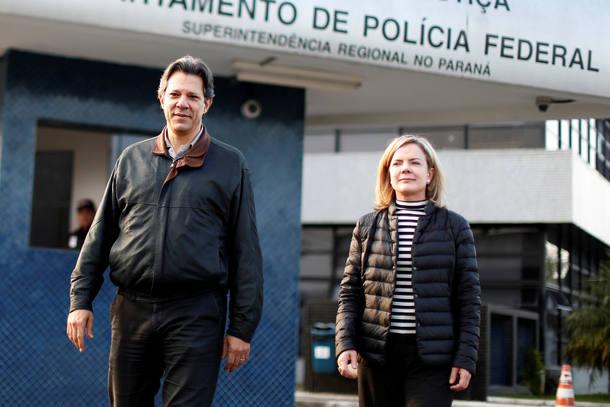 montagem abril (Crédito: Haddad e Gleisi no Clube dos Cem em Teresina)