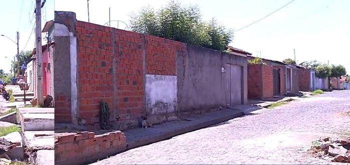 Local onde os menores foram baleados (Crédito: Rede Meio Norte)