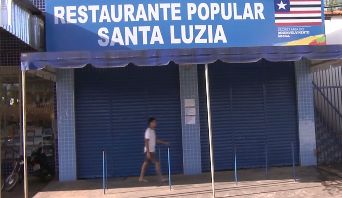 Local onde o homem foi baleado (Crédito: TV Mirante/Reprodução)