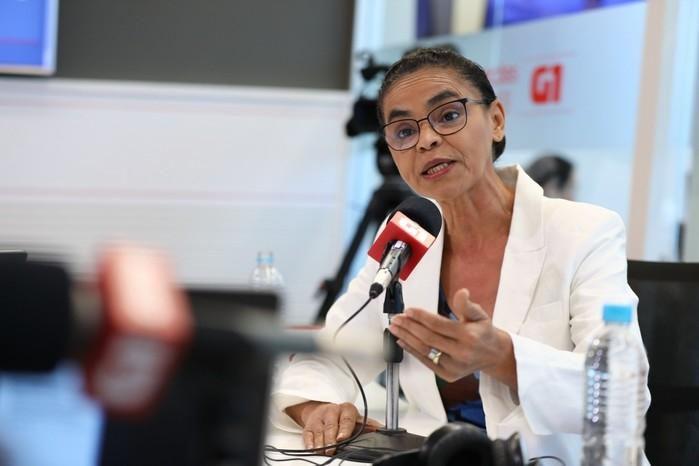 Marina Silva (Crédito: Reprodução/Marcelo Brandt/G1 )