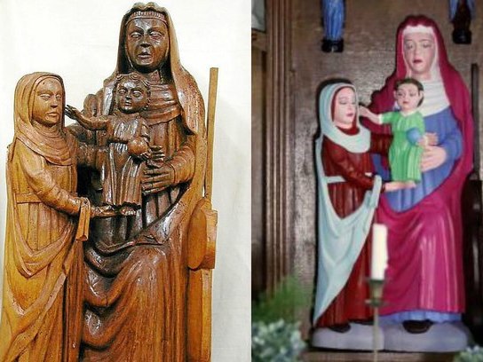 Restauração de escultura religiosa dá errado e vira uma piada
