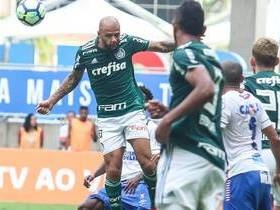 Palmeiras sofre, empata com gol de Melo e mantém terceiro lugar