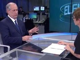"Não tenho sangue de barata", diz Ciro Gomes sobre empurrar homem