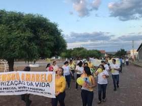 Caminhada marca o setembro amarelo em Santo Inácio