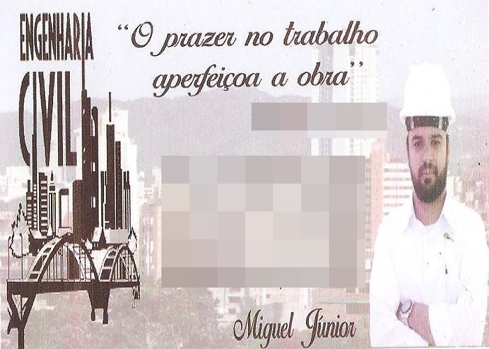 Miguel Júnior, o mais novo e renomado Engenheiro Civil de Pedro II