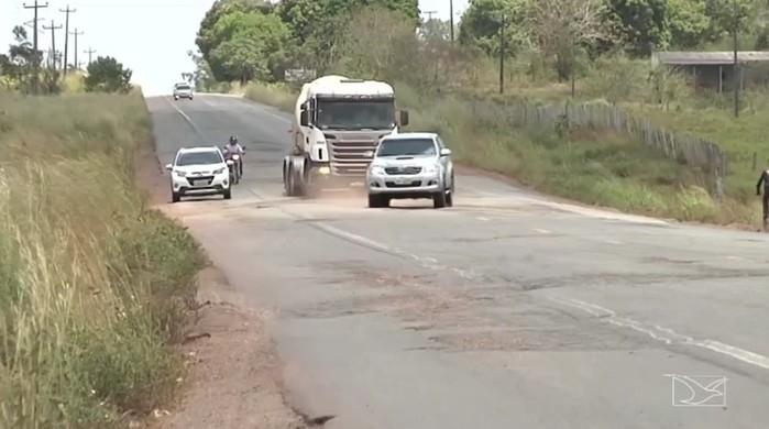 BR-316 (Crédito: Reprodução/TV Mirante)