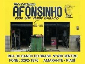 Mercadinho 'O Afonsinho' você encontra tudo que você precisa!
