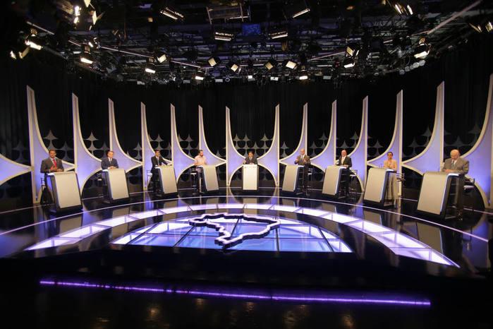 Debate entre os candidatos à Presidência da República realizado por SBT/UOL/Folha (Crédito: Nilton Fukuda/Estadão)