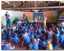 Escola Municipal Arlindo Cipriano Leal comemorou o Dia da Criança 