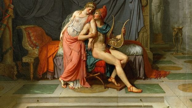"Os Amores de Paris e Helena", de Jacques Louis David (1748-1825)