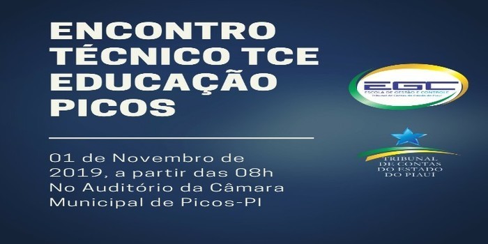 Secretário de Educação de Dom Expedito Lopes participa do 1º Encontro Técnico TCE Educação - Picos
