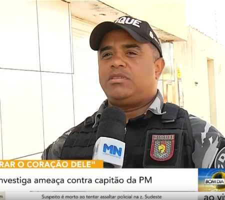 Homem ameaça capitão da PM em áudio: "Vou tirar o coração dele"
