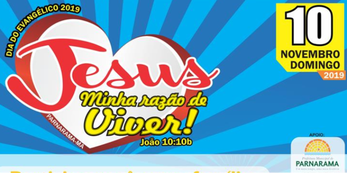 Dia do Evengélico em Parnarama será comemorado com vasta programação