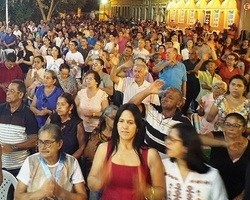 Muitos fieis de outras cidades vieram prestigiar a 2ª novena da Imaculada Conceição 