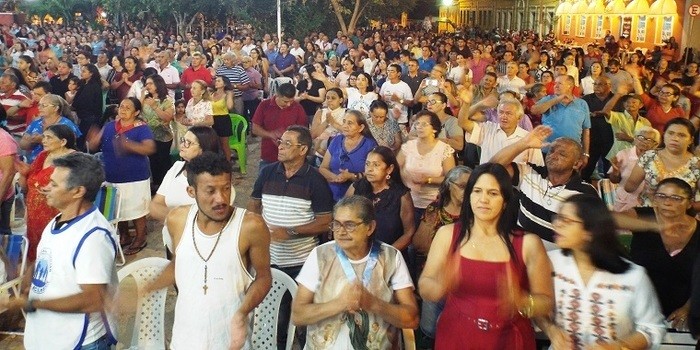 Muitos fieis de outras cidades vieram prestigiar a 2ª novena da Imaculada Conceição