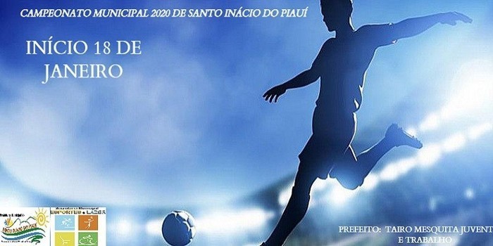 A 12ª edição do campeonato municipal de futebol de Santo Inácio já tem data de início marcada