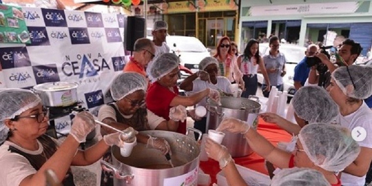 Banco de Alimentos da Nova Ceasa beneficia 5000 pessoas diariamente