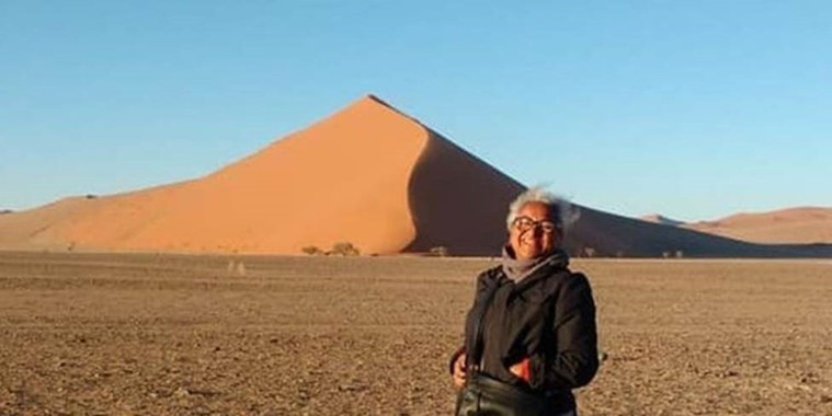 Aposentada que deixou a família no CE para dar uma volta ao mundo