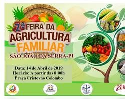Neste domingo, 14, será a II Feira da Agricultura Familiar
