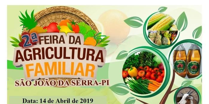 Neste domingo, 14, será a II Feira da Agricultura Familiar