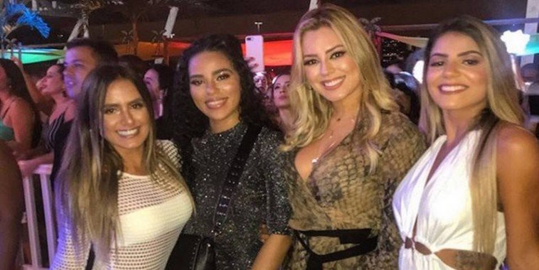Rivais no "BBB 19", Elana e Isabella curtem show juntas no Rio; fotos