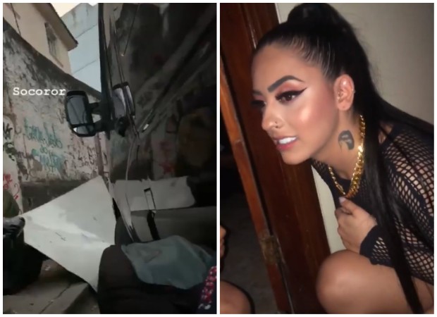 MC Mirella desabafa após ficar presa em tiroteio ao gravar clipe no RJ