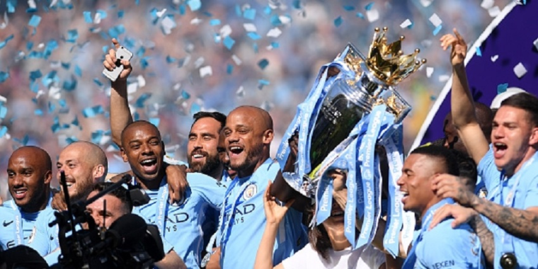 Manchester City goleia Brighton e conquista o bicampeonato inglês