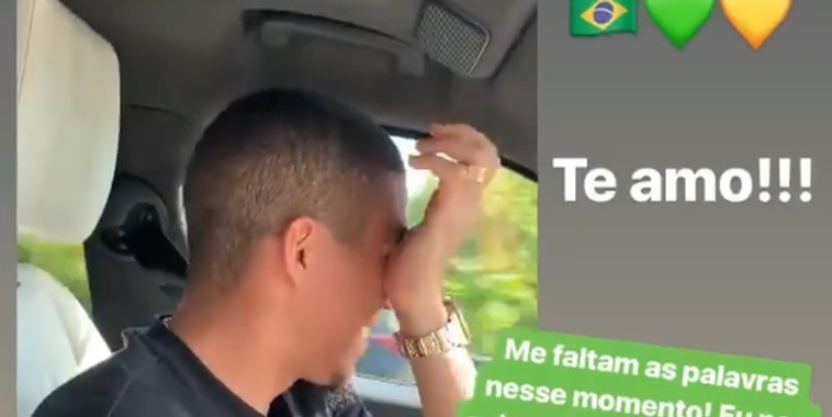 Jogador chora ao ser convocado para a Copa América