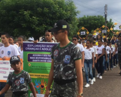 Marcha é realizada em Ipiranga do Piauí em homenagem ao dia Nacional de Combate à violência sexual de crianças e adolescentes.(18 de Maio)