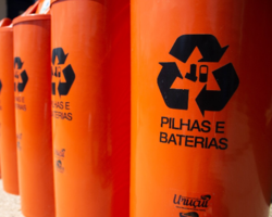 PMU Instala Coletores de pilhas e baterias em diversos Estabelecimentos da cidade