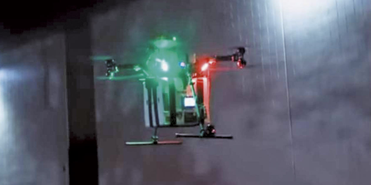 Drone é usado em entrega de rim
