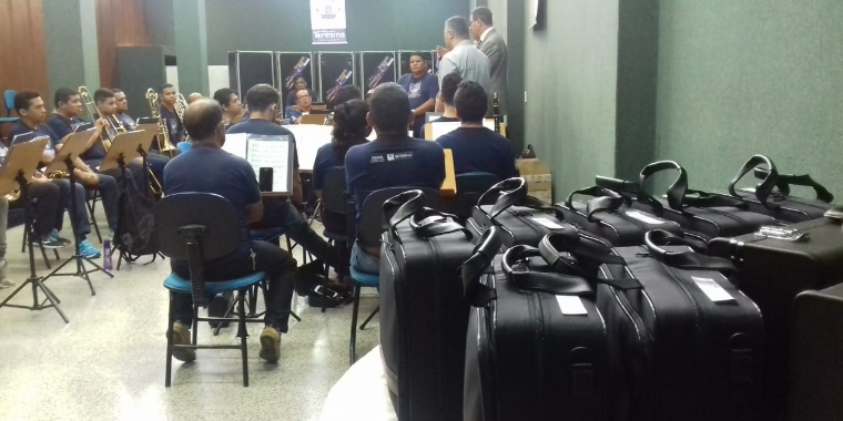 Banda de Música 16 de Agosto renova instrumentos musicais