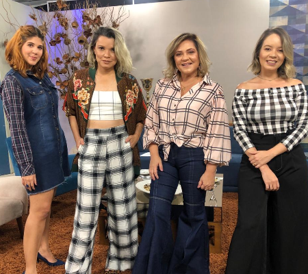 De xadrez, Universo Mulher mostra que é possível usar a estampa em todas as épocas do ano