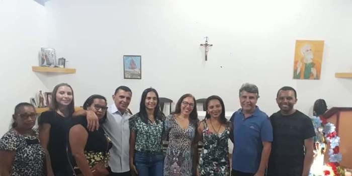 Comunidade Cadoz recebe fiéis, prefeito João Luiz e demais outros, festejando São Pedro