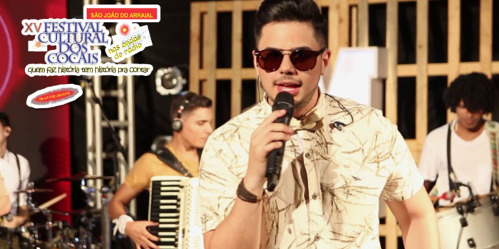 Xote do Cantor JM Puxado fará a abertura do XV FESTIVAL CULTURAL DOS COCAIS dia 04/07