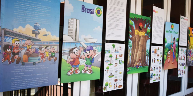 Turma da Mônica participa de exposição em Cabo Verde