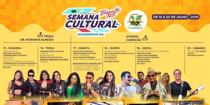 Inicia amanhã o maior encontro da cultura do Médio Parnaíba, do Piauí
