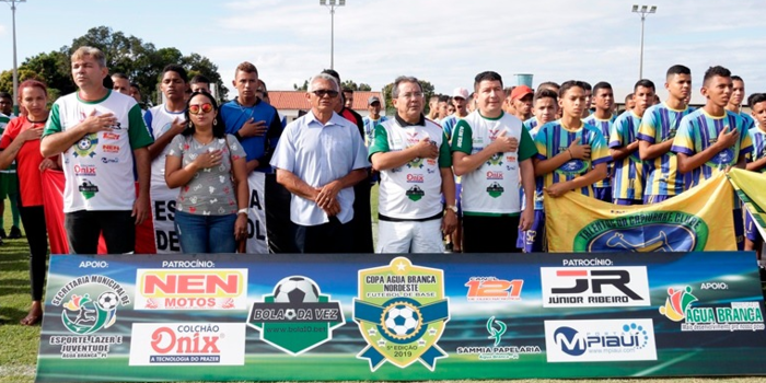 Cerca de 600 atletas participam da abertura da 5ª Copa Água Branca Nordeste de Futebol de Base