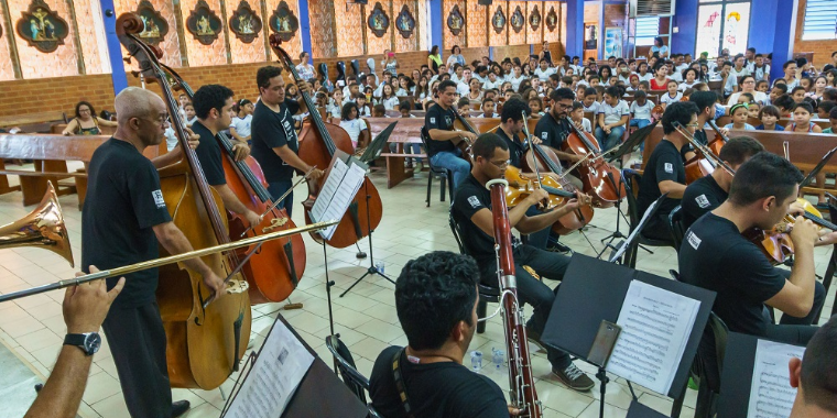 Sinfônica de Teresina recebe solicitações para Orquestra Nas Escolas