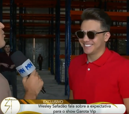 Wesley Safadão falou ao vivo sobre a expectativa para o Garota Vip Teresina